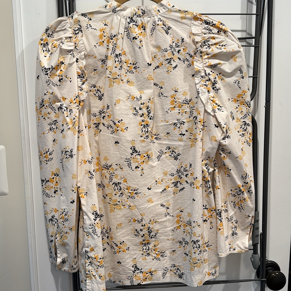 J Crew Puff-sleeve top in budding floral size S - Picture 3 of 3